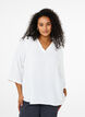 FLASH - Blouse met 3/4 mouwen, Vanille, Model image number 0