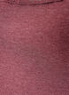 Geribde top met kanten afwerking, Rood, Packshot image number 2