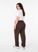 Broek met rechte pasvorm, Bruin, Model image number 1