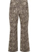 High-waist Gemma jeans met slangenprint, Bruin, Packshot image number 1