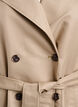 Korte trenchcoat met riem, Beige, Packshot image number 2