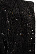 Cardigan met pailletten en 3/4-mouwen, Zwart, Packshot image number 2