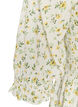 Gebloemde viscose zomerjurk, Wit, Packshot image number 3