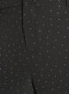 Broek met rhinestones en een hoge taille, Zwart, Packshot image number 2