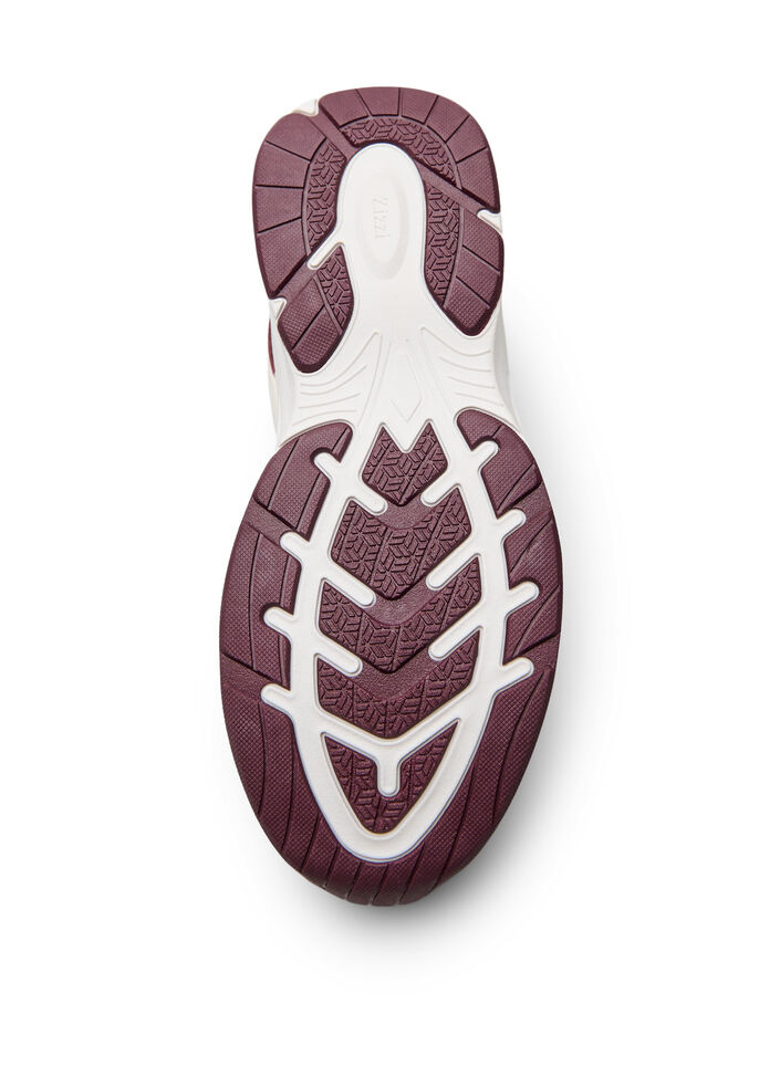 Sportieve sneakers met mesh, Rood, Packshot image number 4