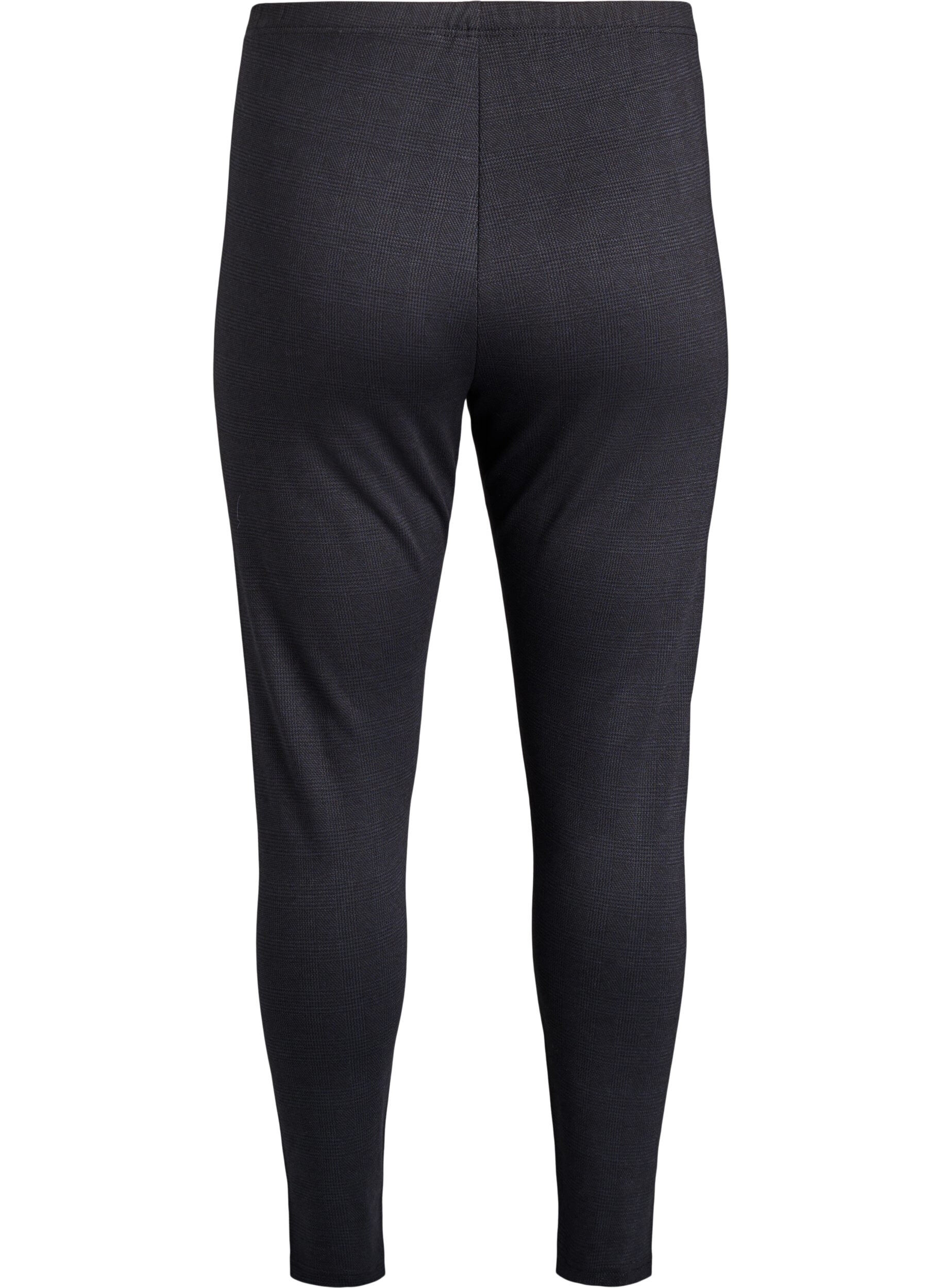 ZizziPatroonleggings met een reguliere taille, Zwart, Packshot image number 1