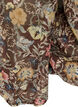 Blouse met bloemenprint en ballonnenmouwen, Bruin, Packshot image number 3