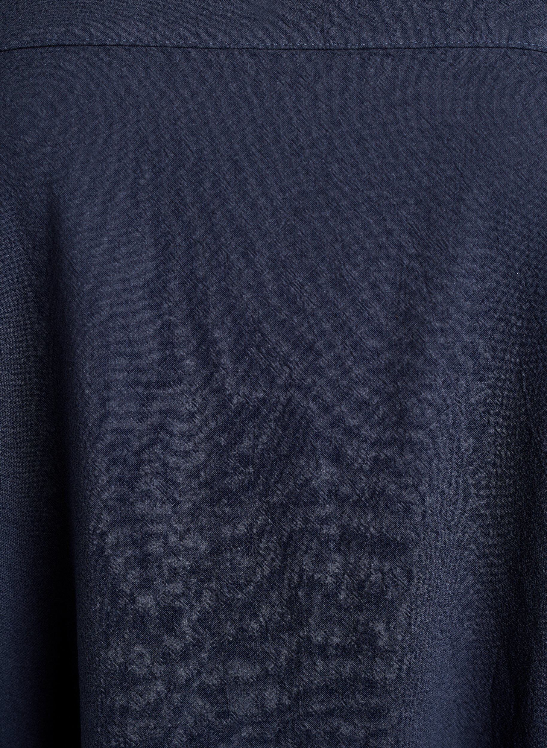 Zizzi Robe en coton &agrave; manches courtes, Bleu, Packshot image number 2