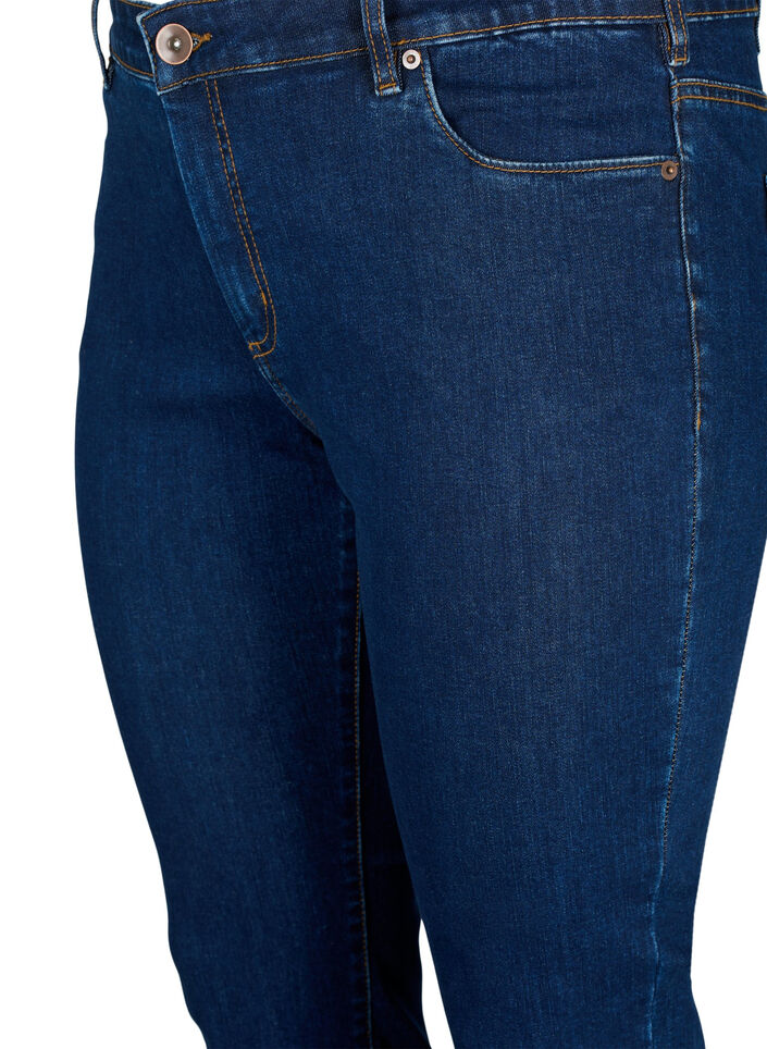 Slim-fit Emily jeans met normale taille, Blauw, Packshot image number 2