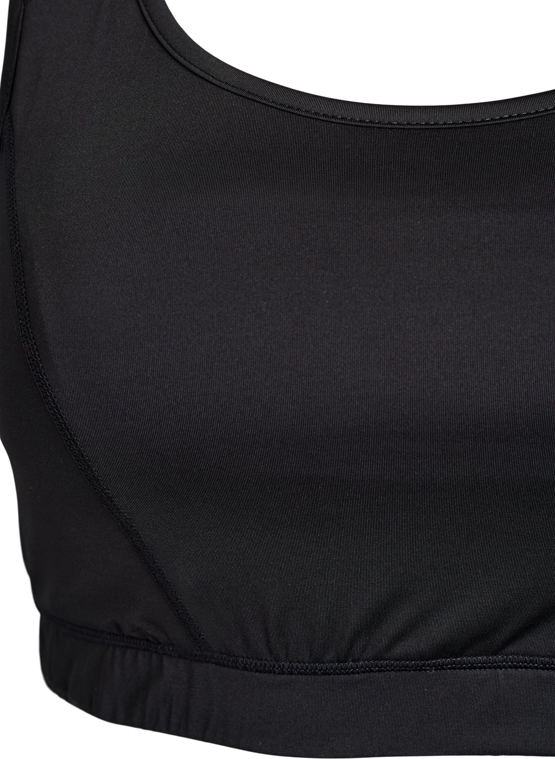 ZizziSport-bh met racerback, Zwart, Packshot image number 2