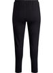 Leggings met glitterstreep en splits, Zwart, Packshot image number 1