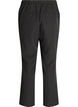 Broek met rhinestones en een hoge taille, Zwart, Packshot image number 1