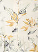 Blouse in linnen en viscose met een V-hals en knoopsluiting, Wit, Packshot image number 2