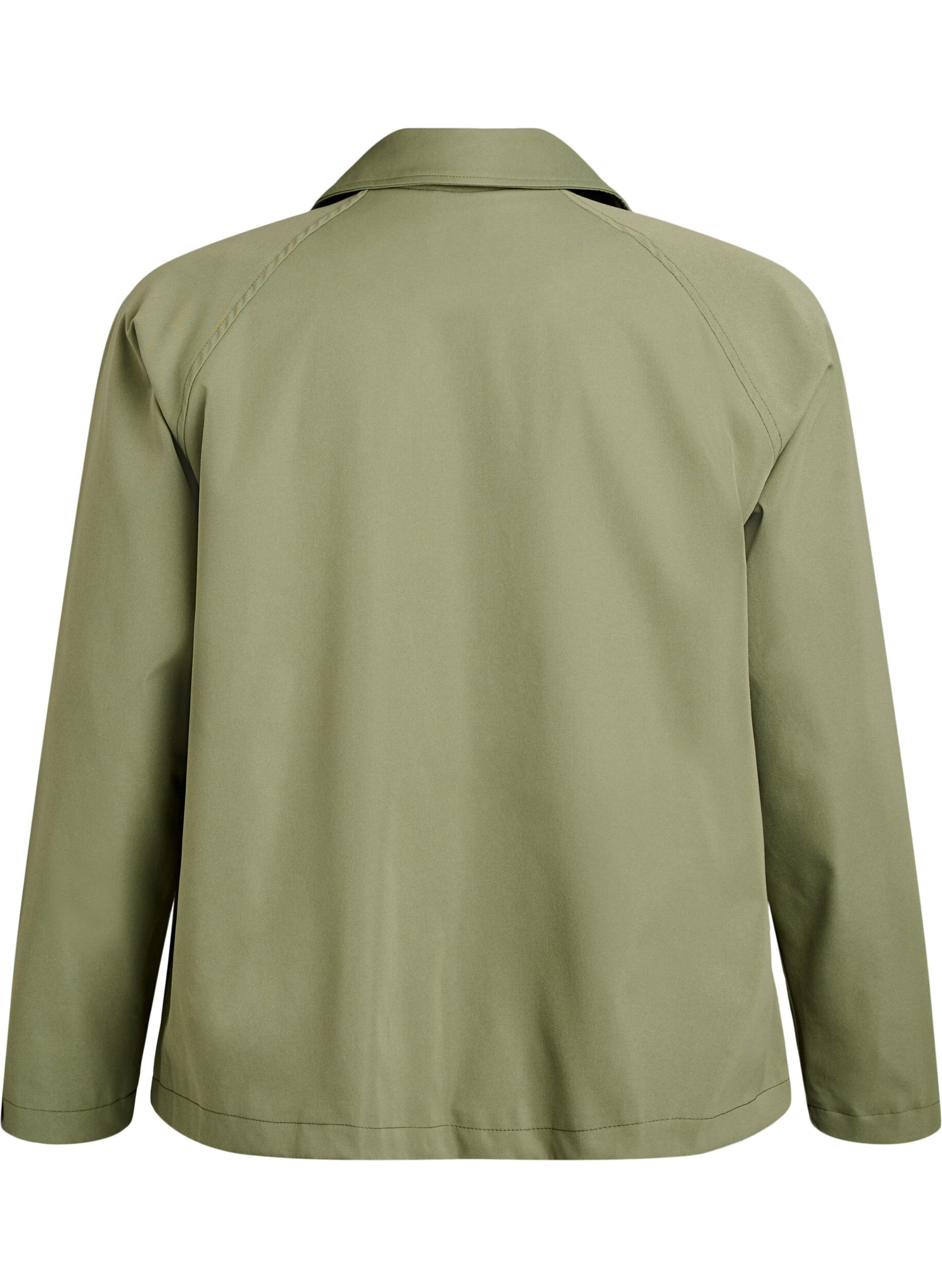 ZizziKorte trenchcoat met zakken, Groen, Packshot image number 1