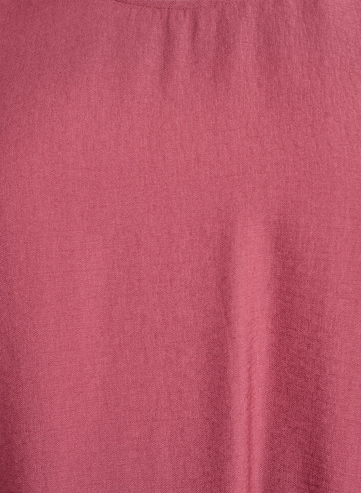 Viscose blouse met lange mouwen, Roze, Packshot image number 2