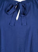 Blouse met strik en lange mouwen, Blauw, Packshot image number 2