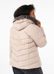 Kort pufferjack met capuchon, Beige, Model image number 2