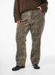 High-waist Gemma jeans met slangenprint, Bruin, Model image number 2