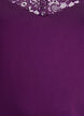 Top en viscose avec bord en dentelle, Violet, Packshot image number 2