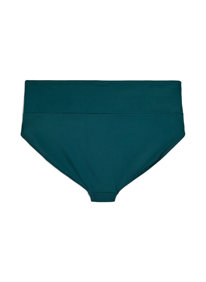Bikinibroekje met wikkel detail, Groen, Packshot image number 1