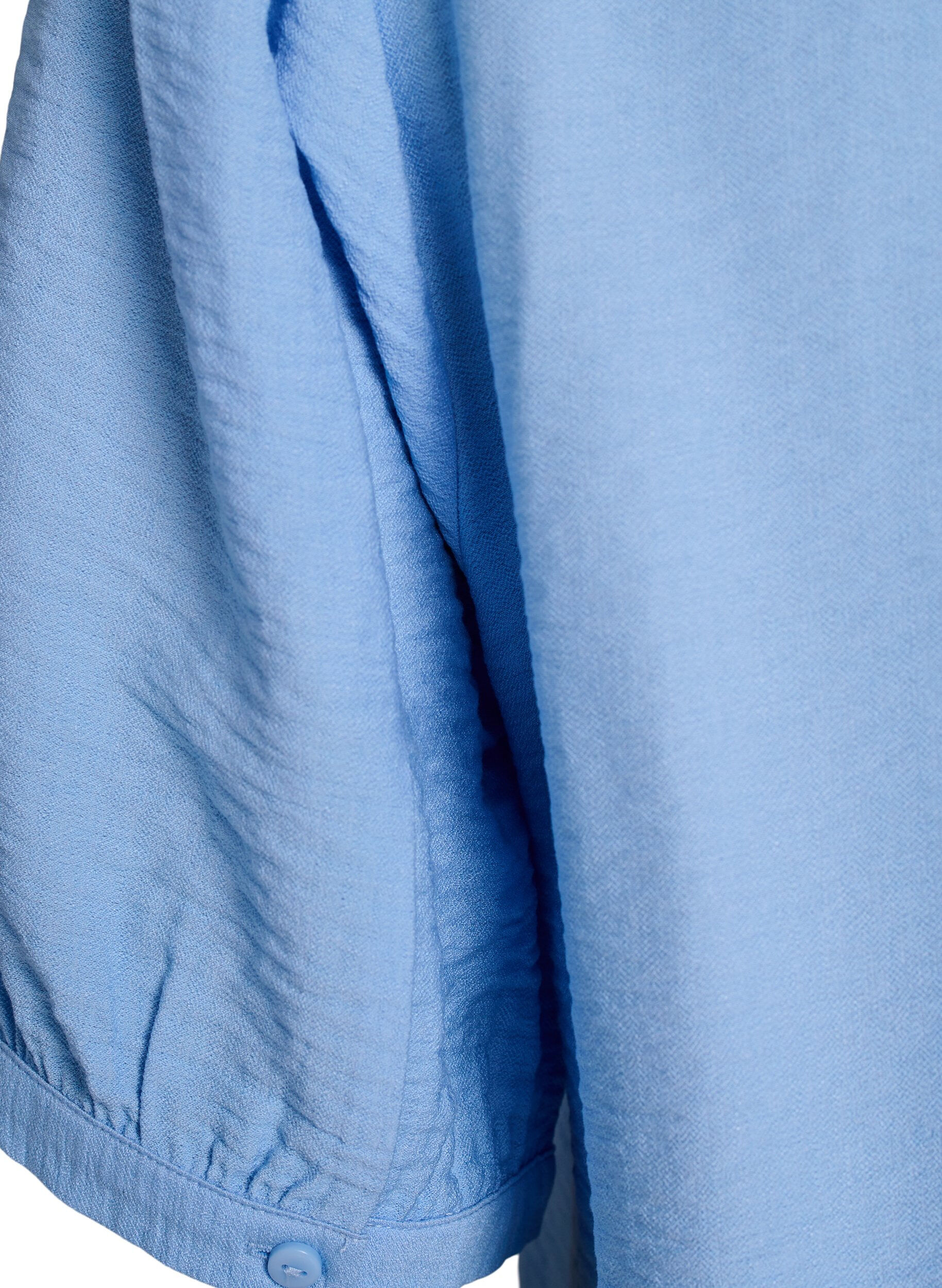 ZizziViscose blouse met 1/2 mouwen, Blauw, Packshot image number 3