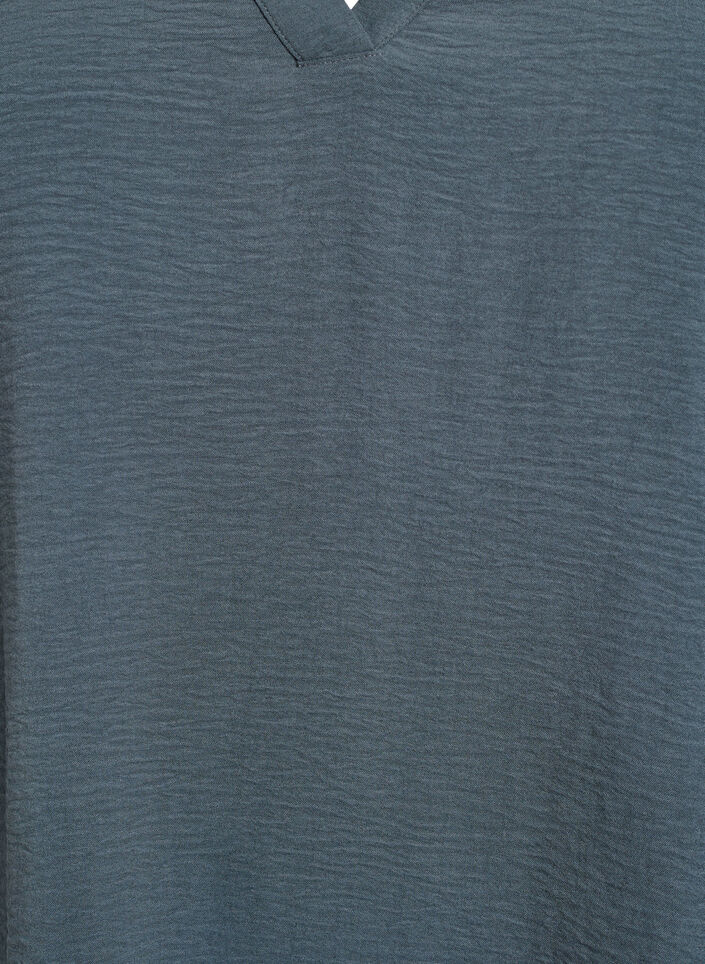 Blouse met 3/4 mouwen, Groen, Packshot image number 2