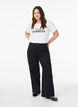 T-shirt met print, Wit, Model image number 1