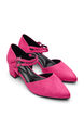 Pumps met dubbele bandjes, Roze, Packshot image number 1