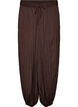 Ballonbroek met structuur en elastische taille, Bruin, Packshot image number 0