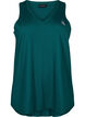 Sporttopje met V-hals, Deep Teal, Packshot image number 0