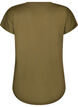 Sportief t-shirt met korte mouwen en v-hals, Groen, Packshot image number 1
