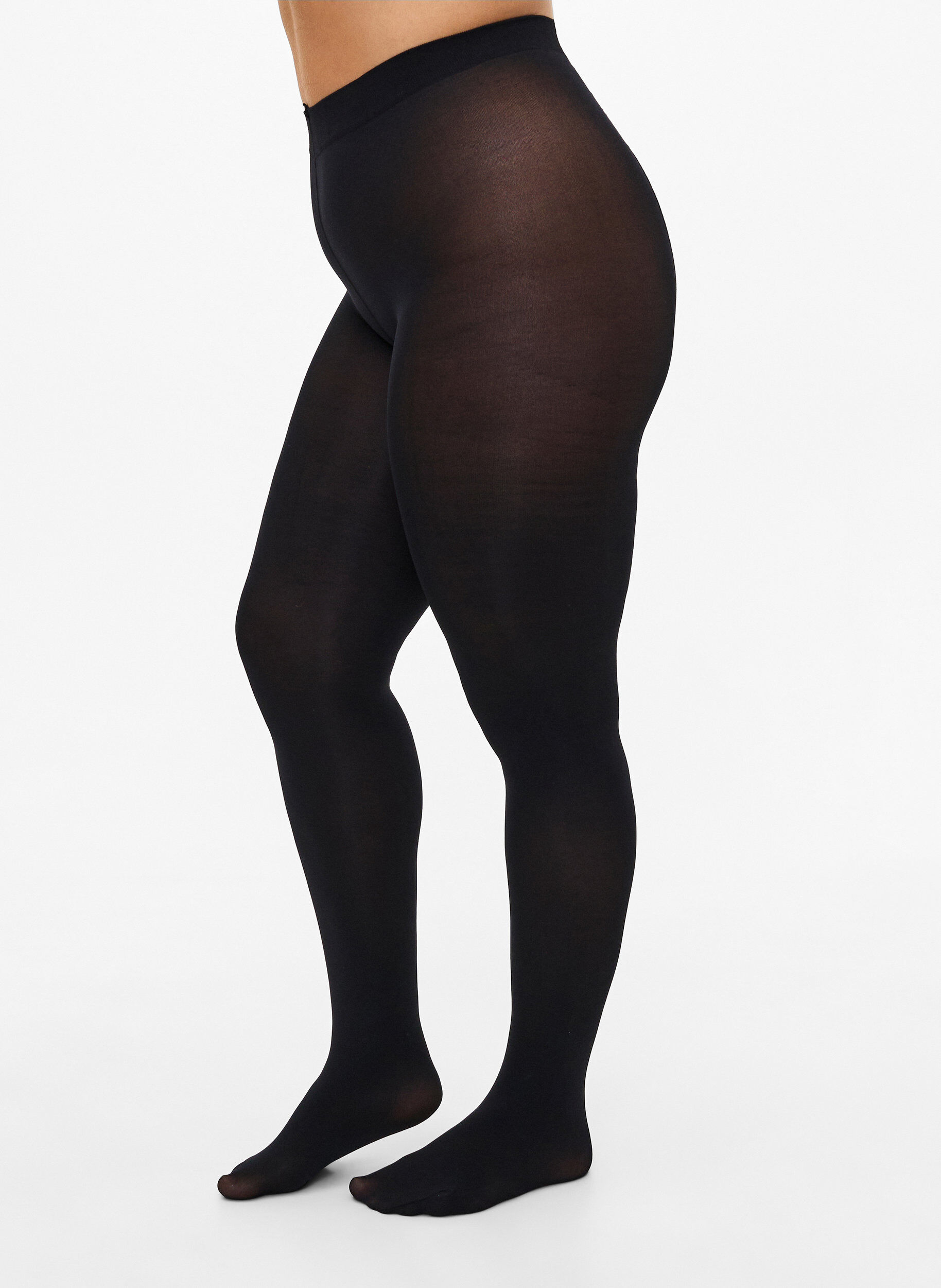 ZizziPanty in 100 denier, Zwart, Model image number 0