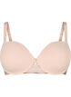 Voorgevormde bh met mesh, Beige, Packshot image number 0