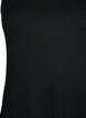 Mouwloze, geribde jurk van viscose, Zwart, Packshot image number 2