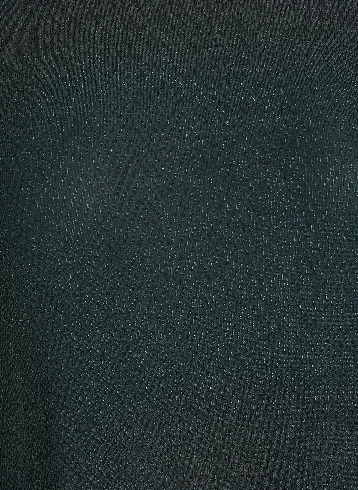 Korte jurk met glitterpatroon, Groen, Packshot image number 2