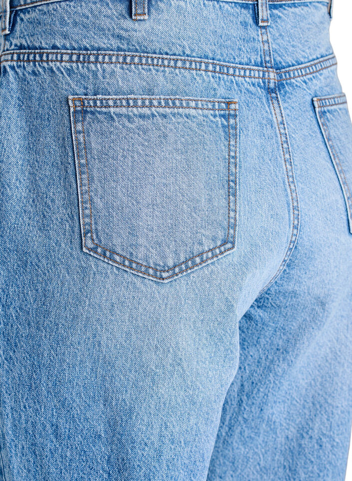 Straight-fit jeans met hoge taille, L.B.Denim, Packshot