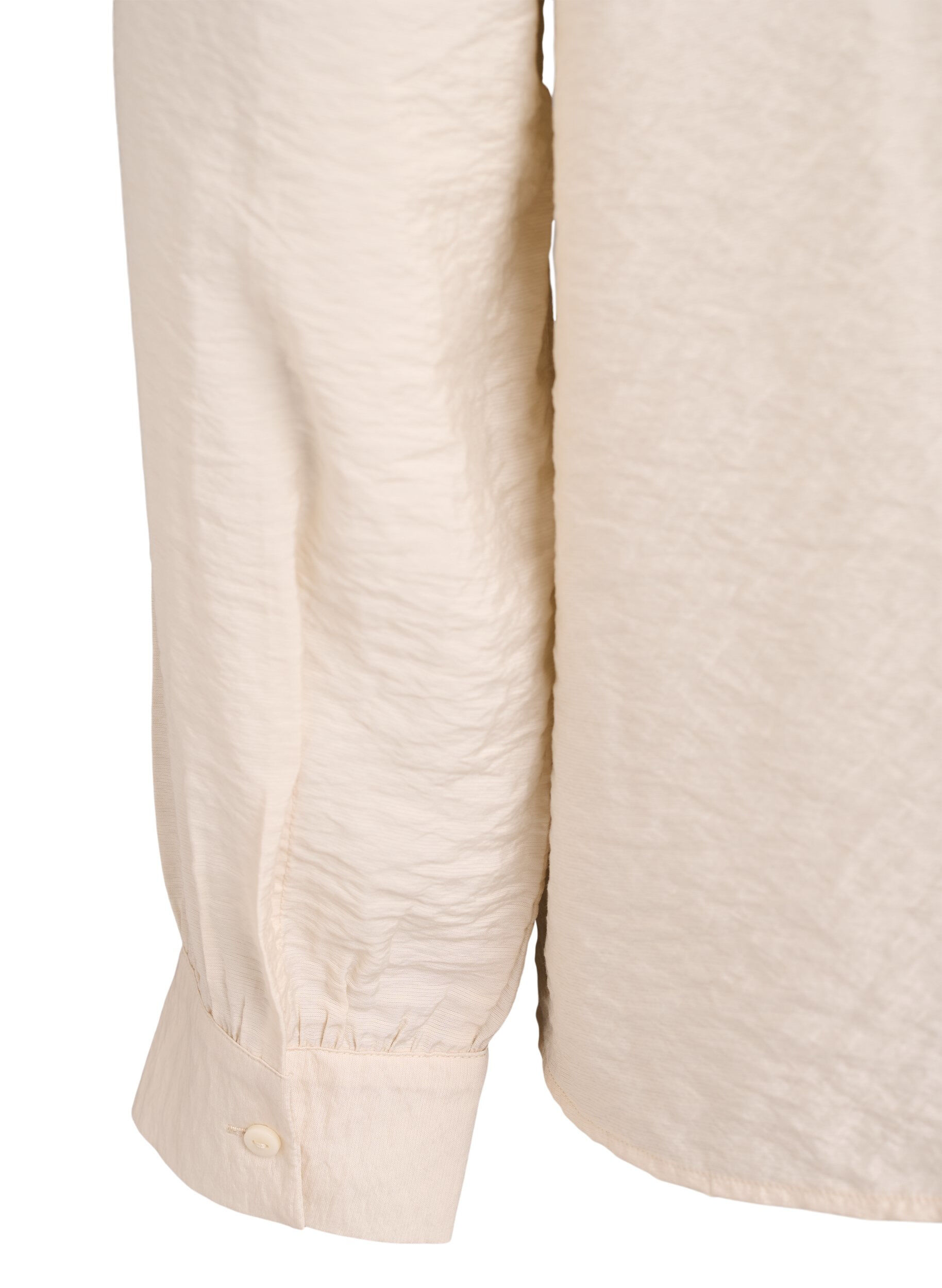 ZizziBlouse met V-hals en geborduurde banden, Beige, Packshot image number 3