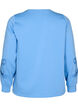 Sweatshirt met geborduurde uitsneden, Della Robbia Blue, Packshot image number 1