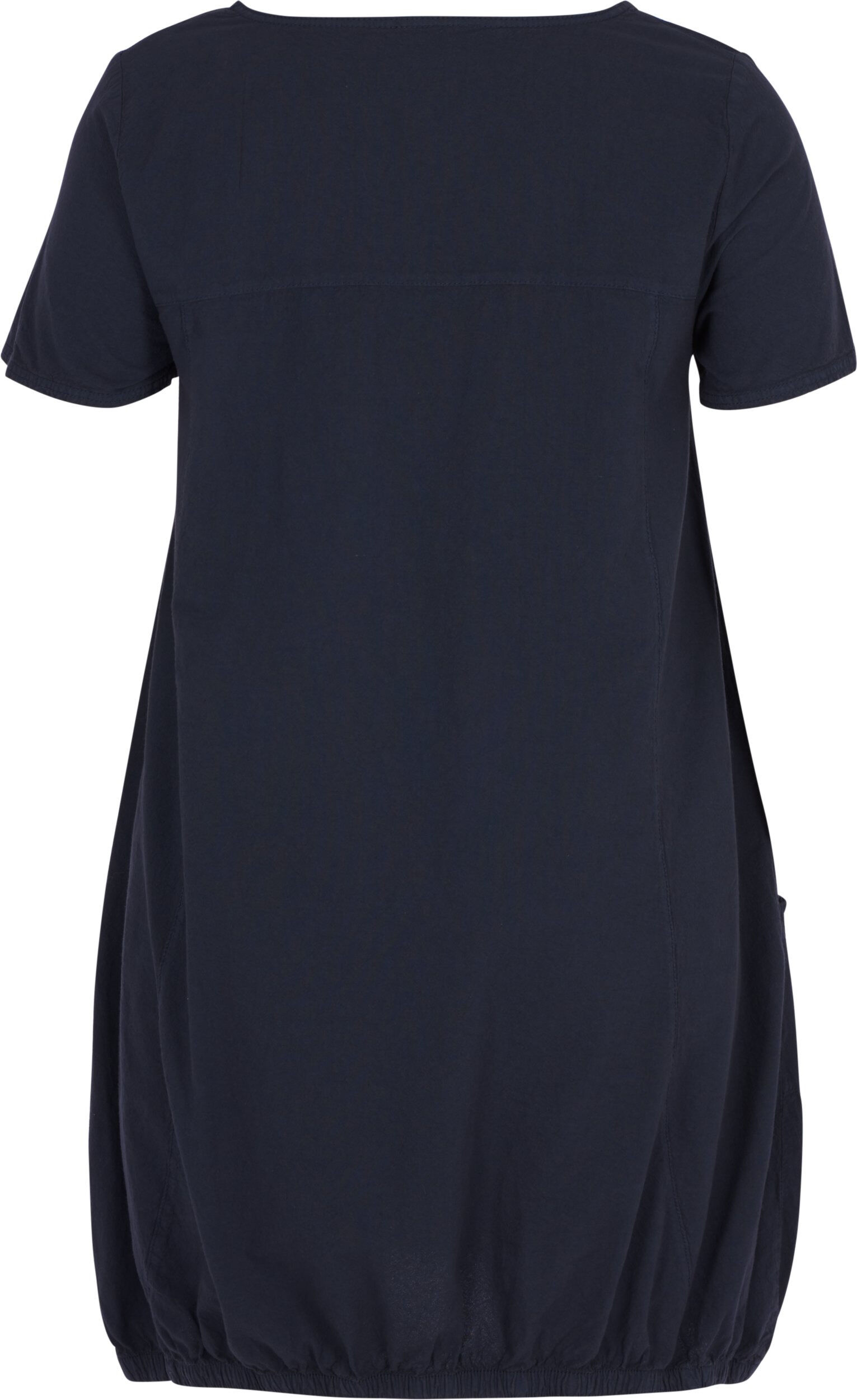 ZizziKatoenen jurk met korte mouwen, Blauw, Packshot image number 1