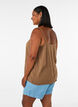 Strap top in viscose, Bruin, Model image number 2