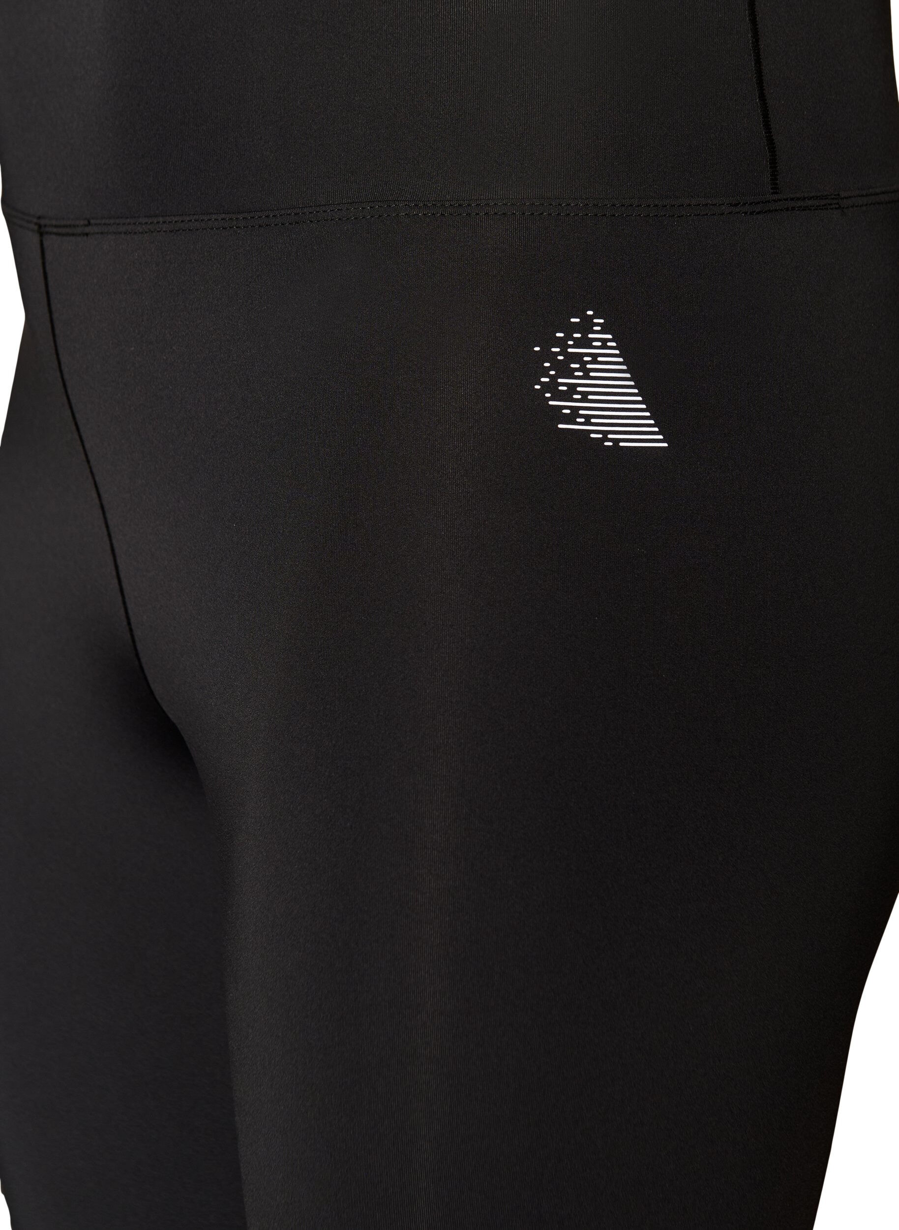 ZizziTrainingspanties met high waist en zak in de tailleband, Zwart, Packshot image number 2