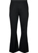 Bootcut broek van viscosemix, Zwart, Packshot image number 0
