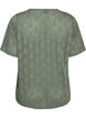Jersey T-shirt met oogjespatroon, Groen, Packshot image number 1