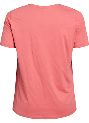 ZizziFLASH - T-shirt met motief, Faded Rose Think, Packshot image number 1