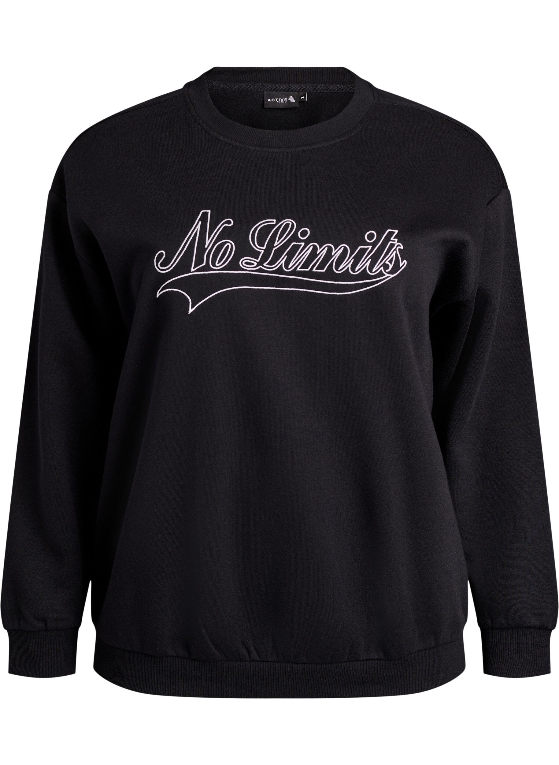 Sweatshirt met statementdetail