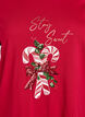 Kerst T-shirt van biologisch katoen, Rood, Packshot image number 2