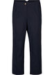 Straight fit broek met een hoge taille, Blauw, Packshot image number 0