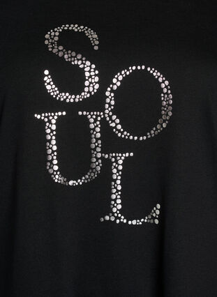 ZizziFLASH - T-shirt met print, Black Soul, Packshot image number 2