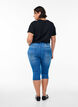 High waist Amy capri jeans met super slim fit, Blauw, Model image number 1