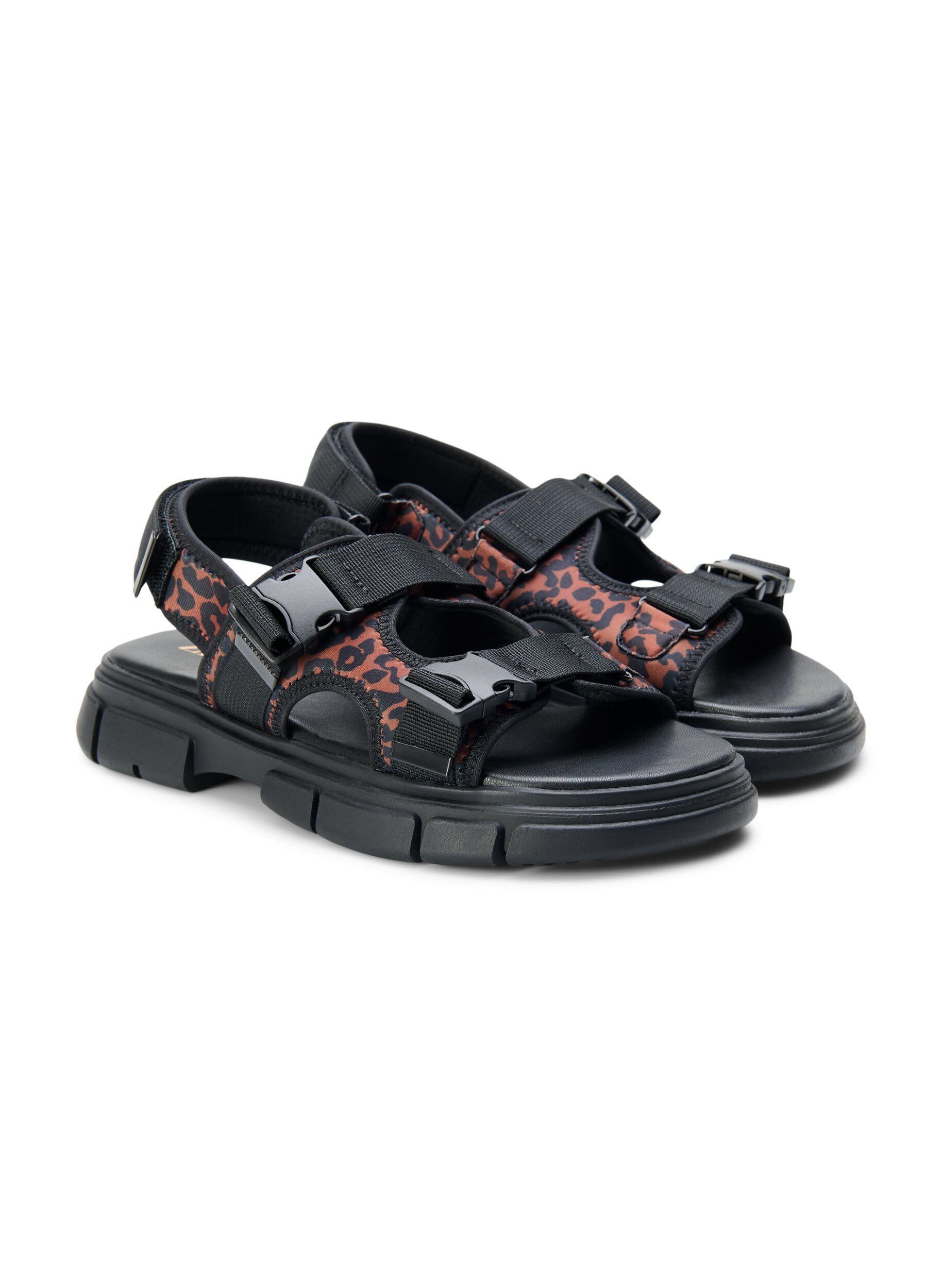 ZizziBrede sandaal, Bruin, Packshot image number 1